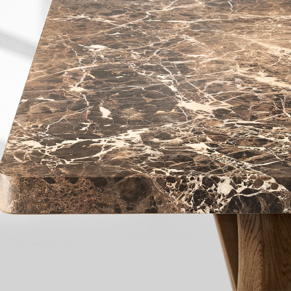 Genetta Emperador Rectangular Dining Table