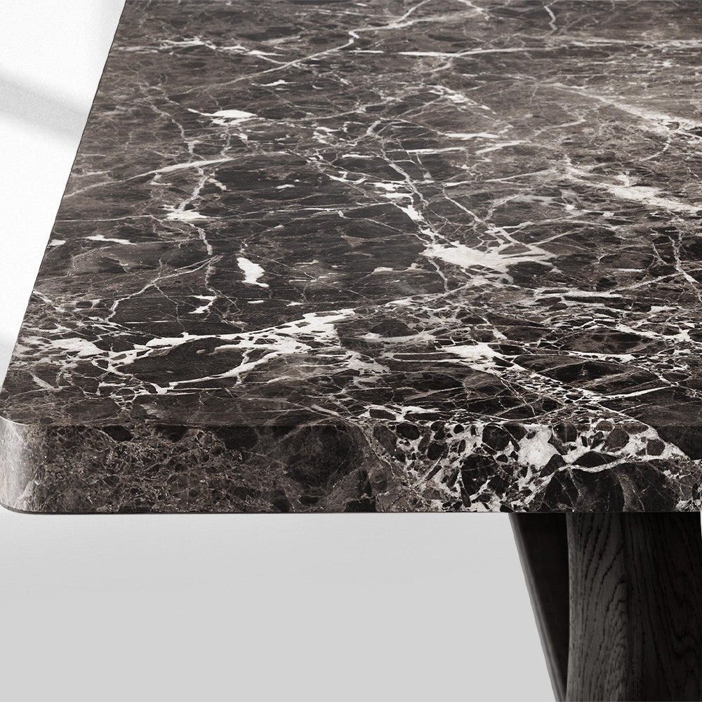 Genetta Emperador Rectangular Dining Table