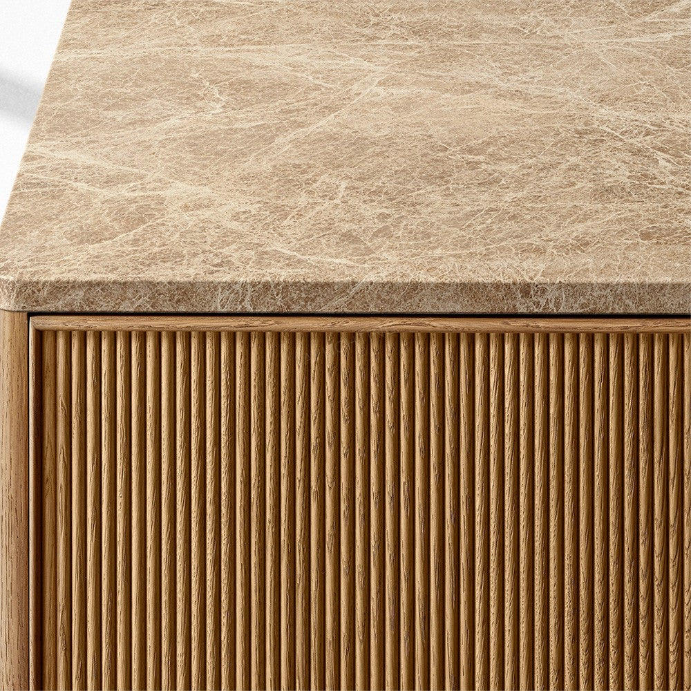 Genetta Emperador Reeded 4-door Sideboard