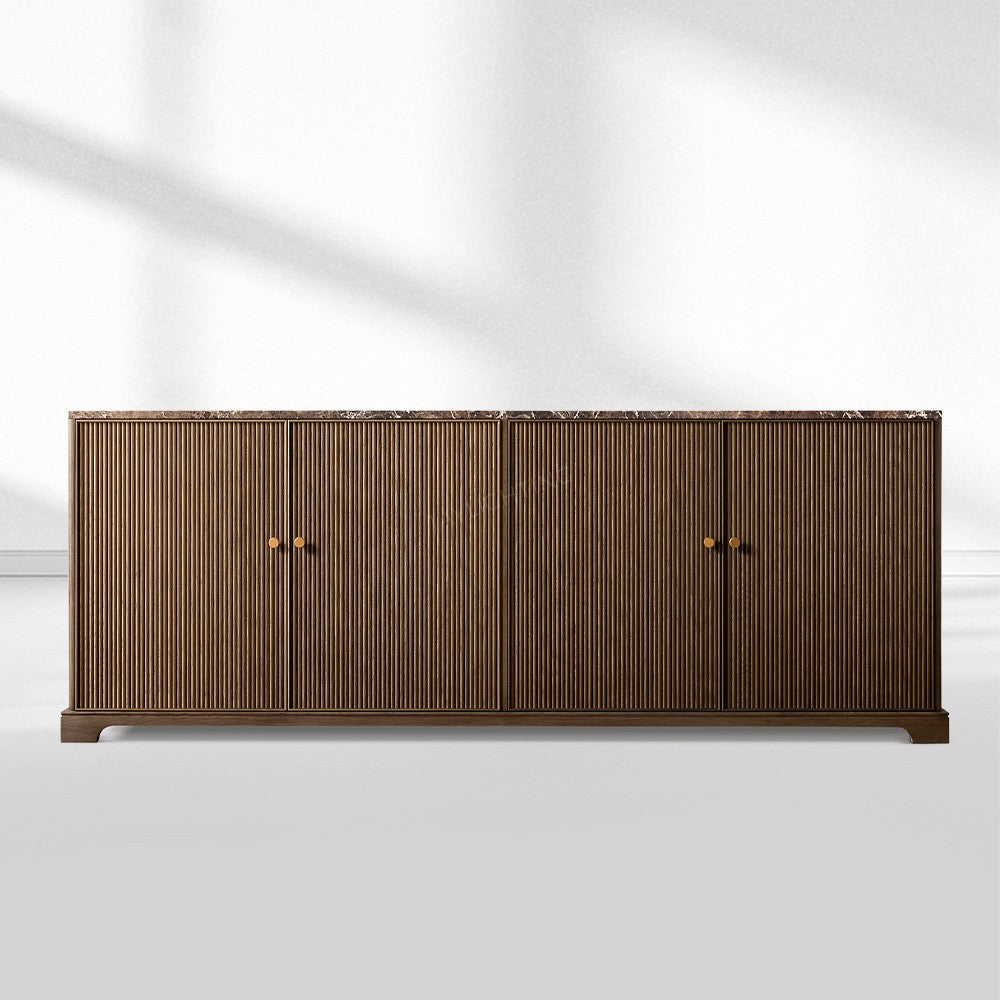 Genetta Emperador Reeded 4-door Sideboard