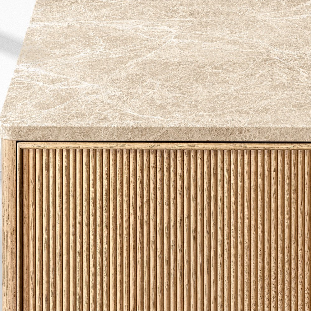 Genetta Emperador Reeded 4-door Sideboard