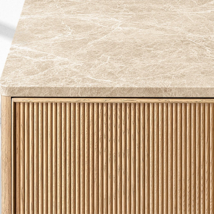 Genetta Emperador Reeded 4-door Sideboard