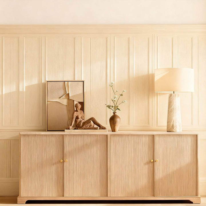 Genetta Emperador Reeded 4-door Sideboard