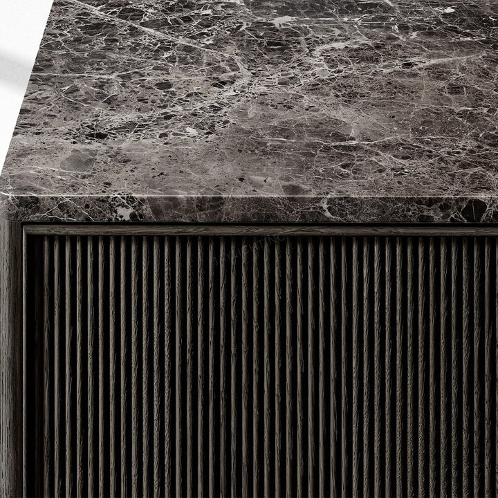 Genetta Emperador Reeded Double-Door Sideboard