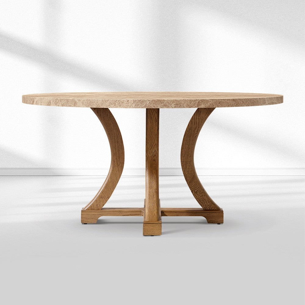 Genetta Emperador Round Dining Table