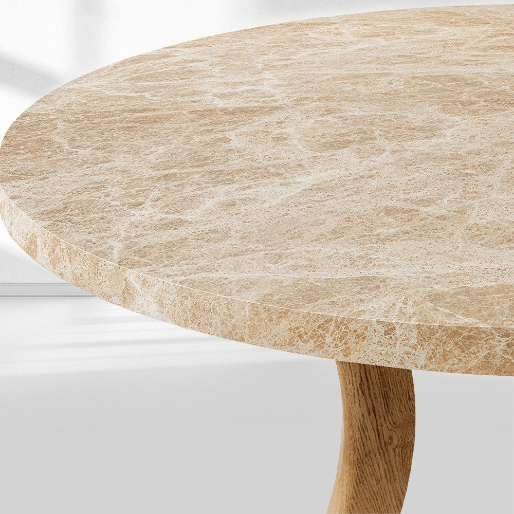 Genetta Emperador Round Dining Table