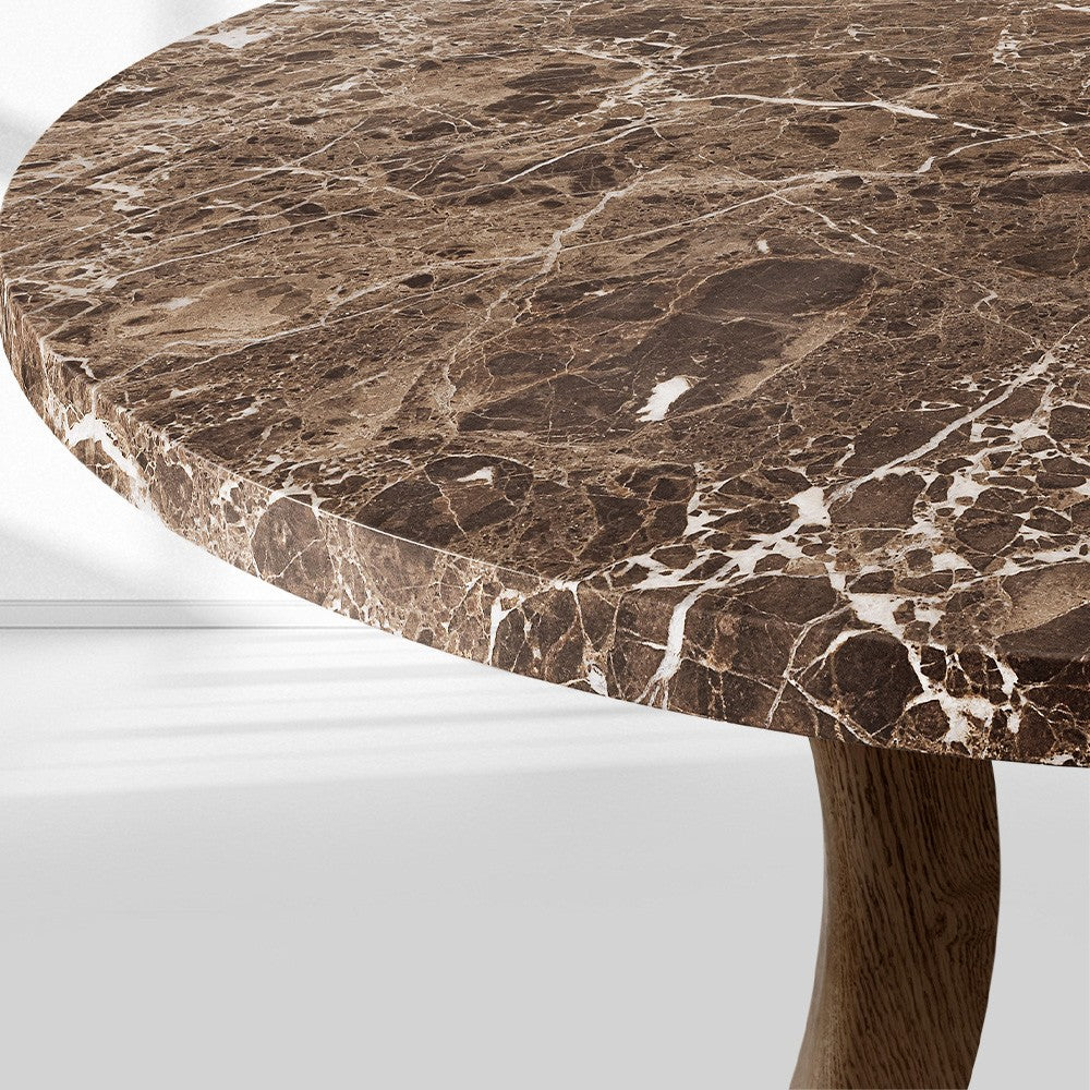 Genetta Emperador Round Dining Table