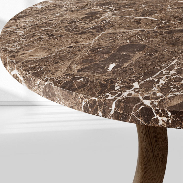 Genetta Emperador Round Dining Table