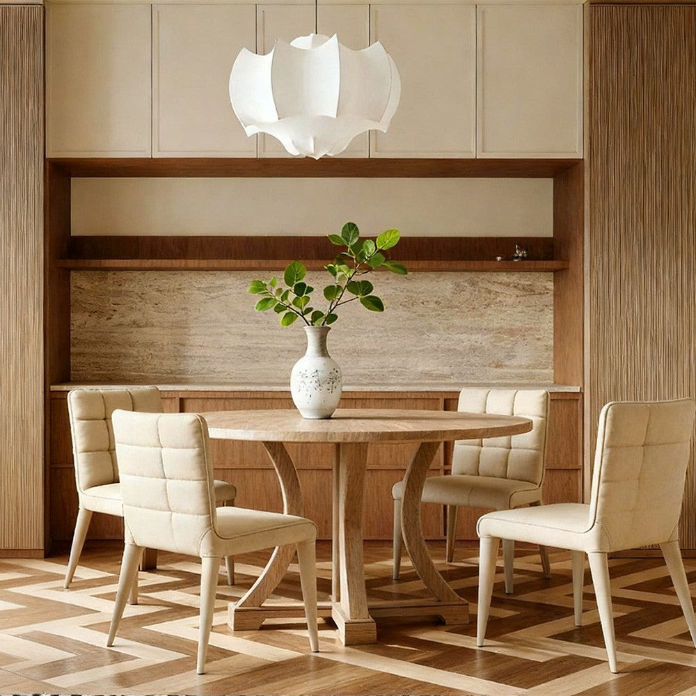 Genetta Emperador Round Dining Table