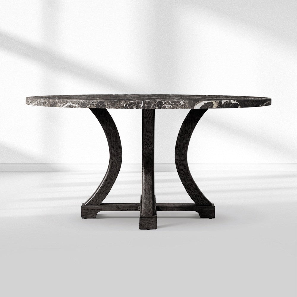 Genetta Emperador Round Dining Table