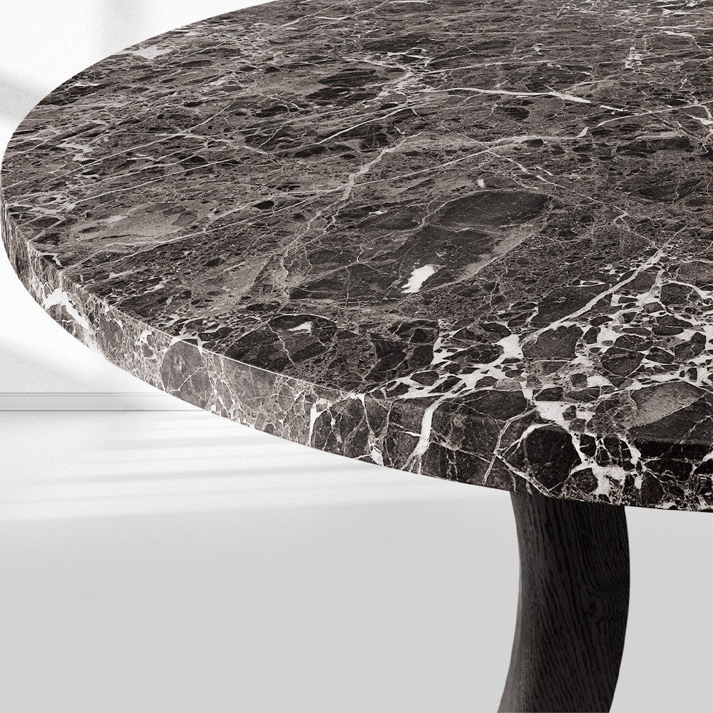 Genetta Emperador Round Dining Table