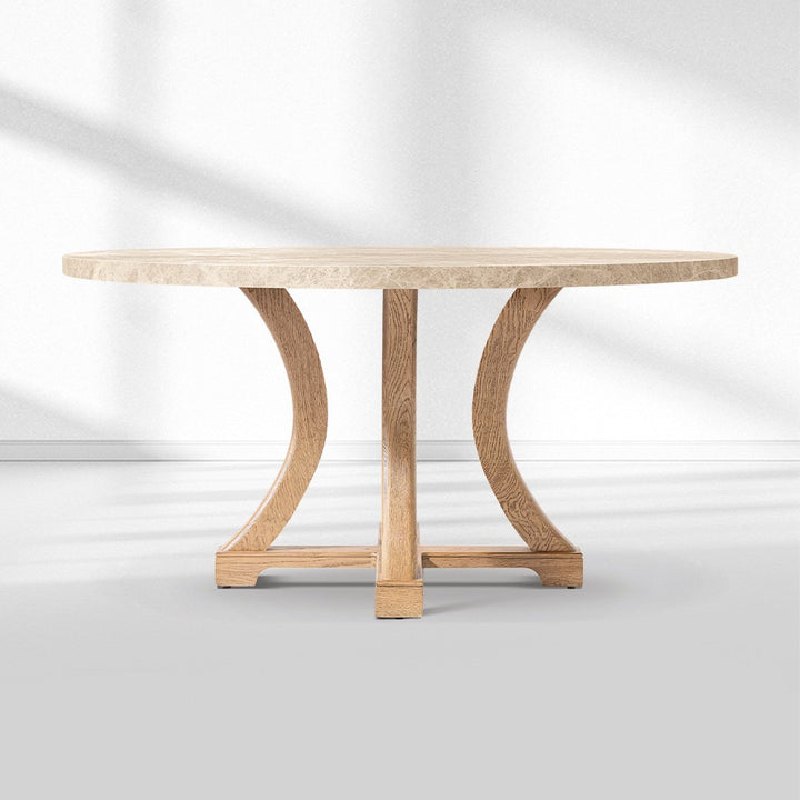 Genetta Emperador Round Dining Table