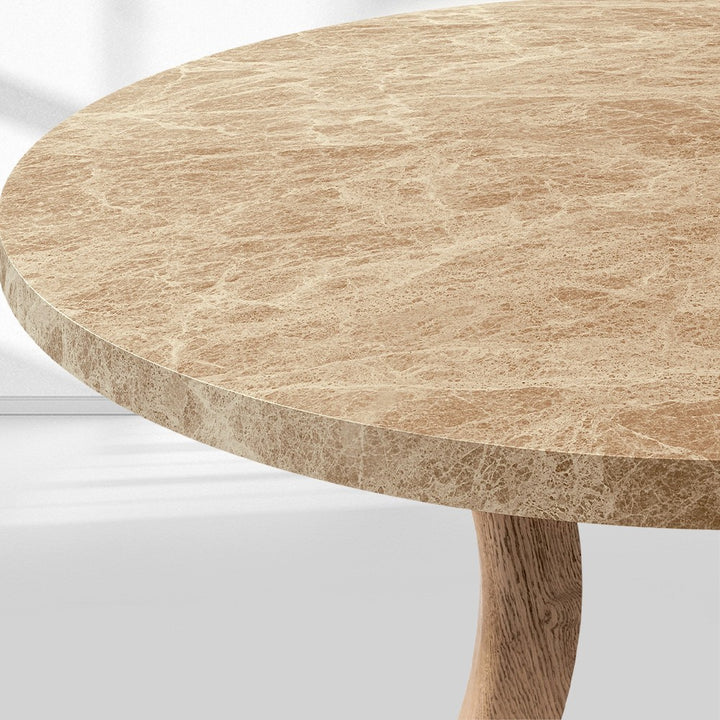 Genetta Emperador Round Dining Table
