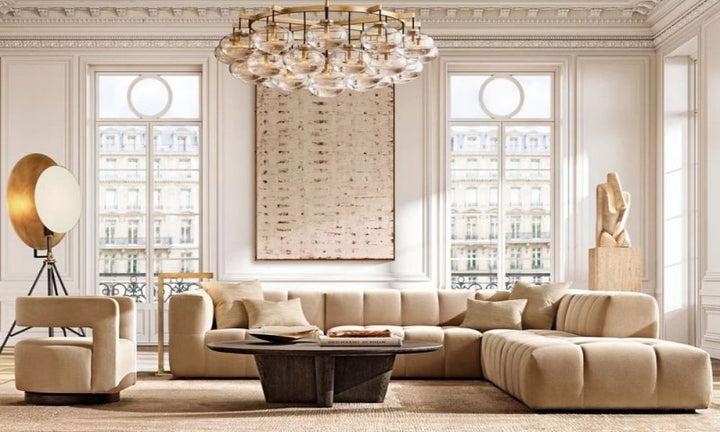 Cabglow Round Chandelier 60"