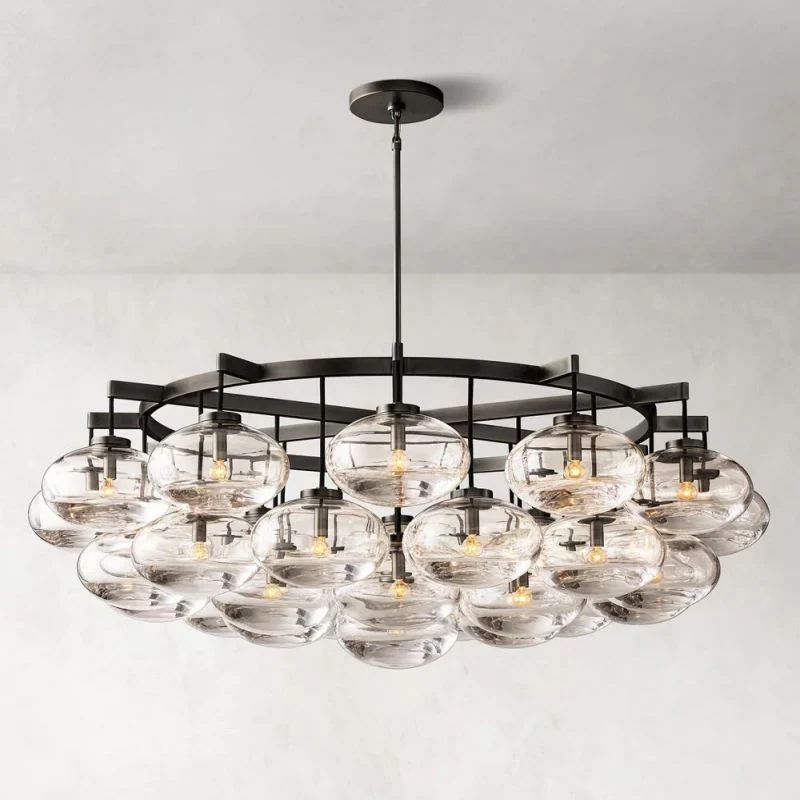Cabglow Round Chandelier 60"