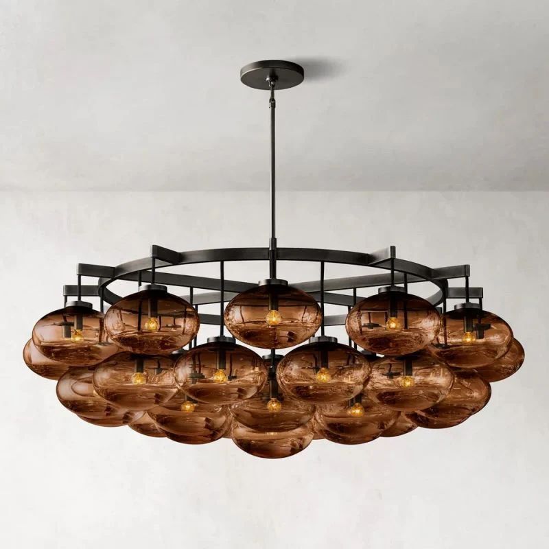 Cabglow Round Chandelier 60"