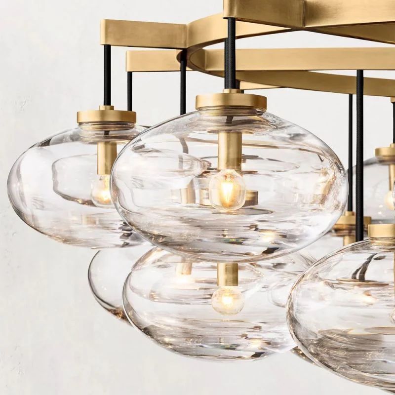 Cabglow Round Chandelier 60"