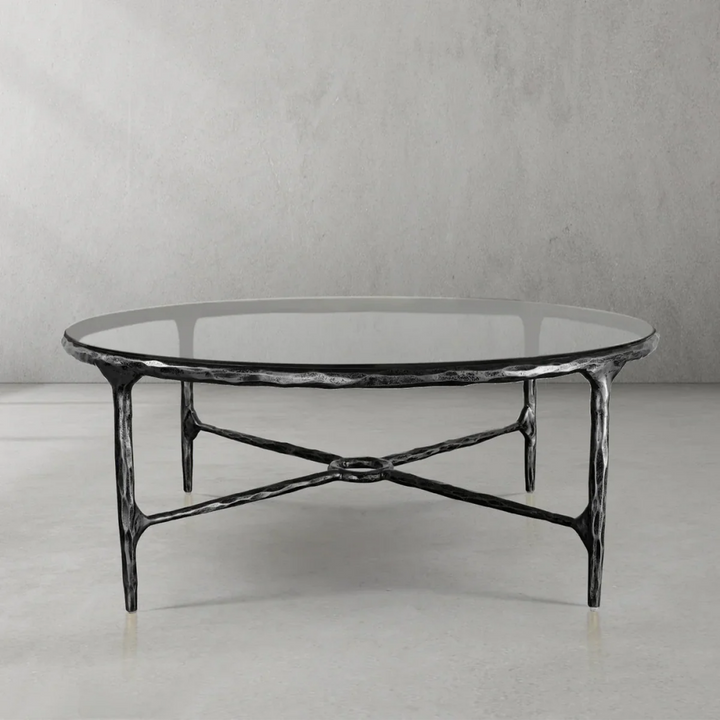 Thades Glass Round Coffee Table