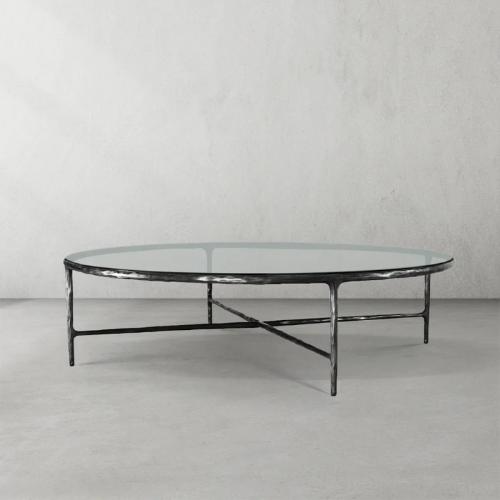 Thades Glass Round Coffee Table