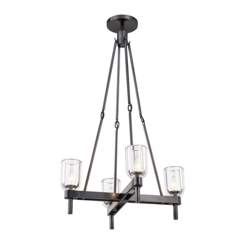 Harmonie 4-Light Linear Chandelier