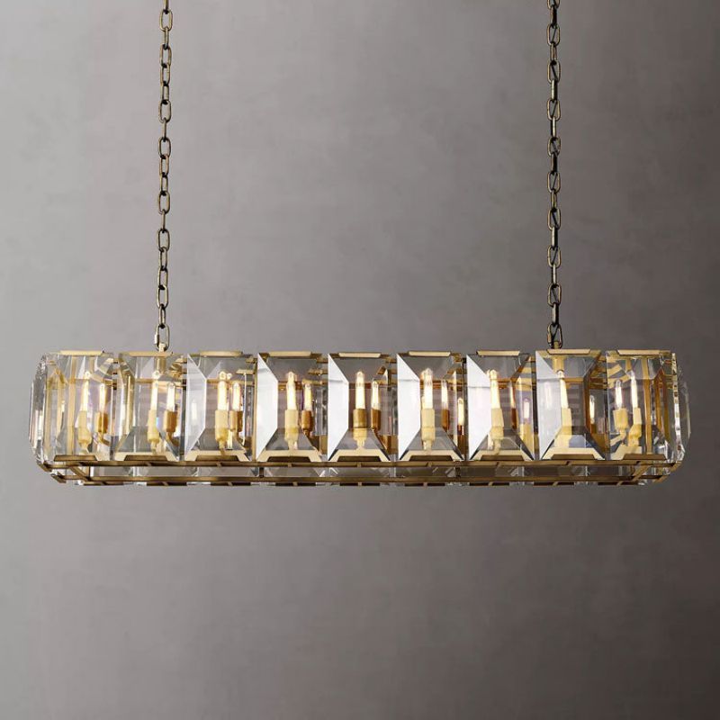 Harley Crystal Rectangular Chandelier