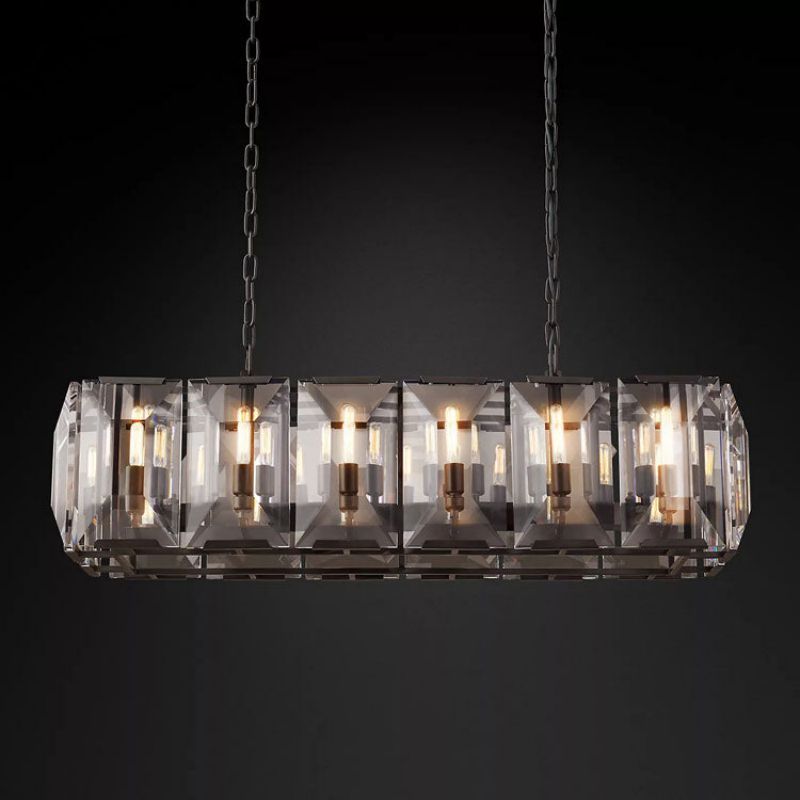 Harley Crystal Rectangular Chandelier