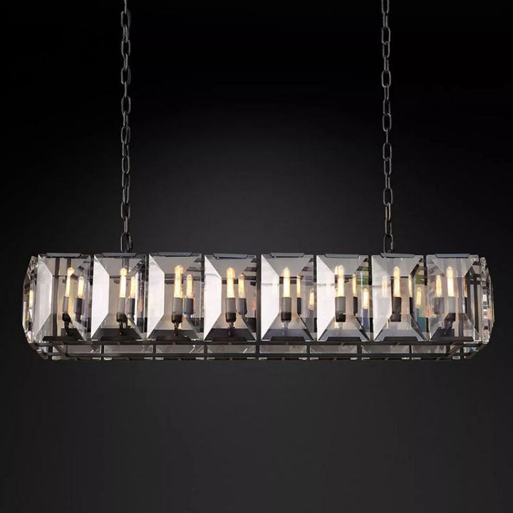 Harley Crystal Rectangular Chandelier