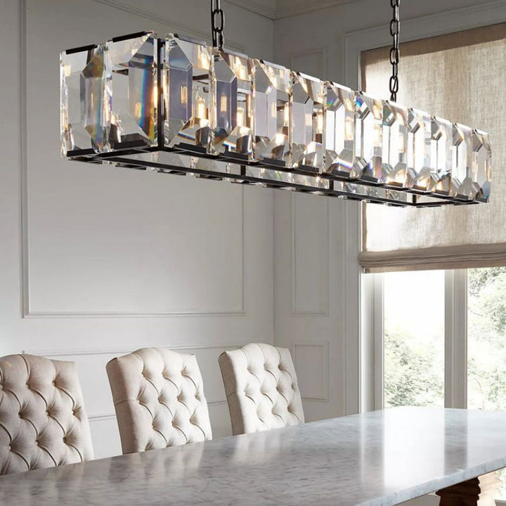 Harley Crystal Rectangular Chandelier