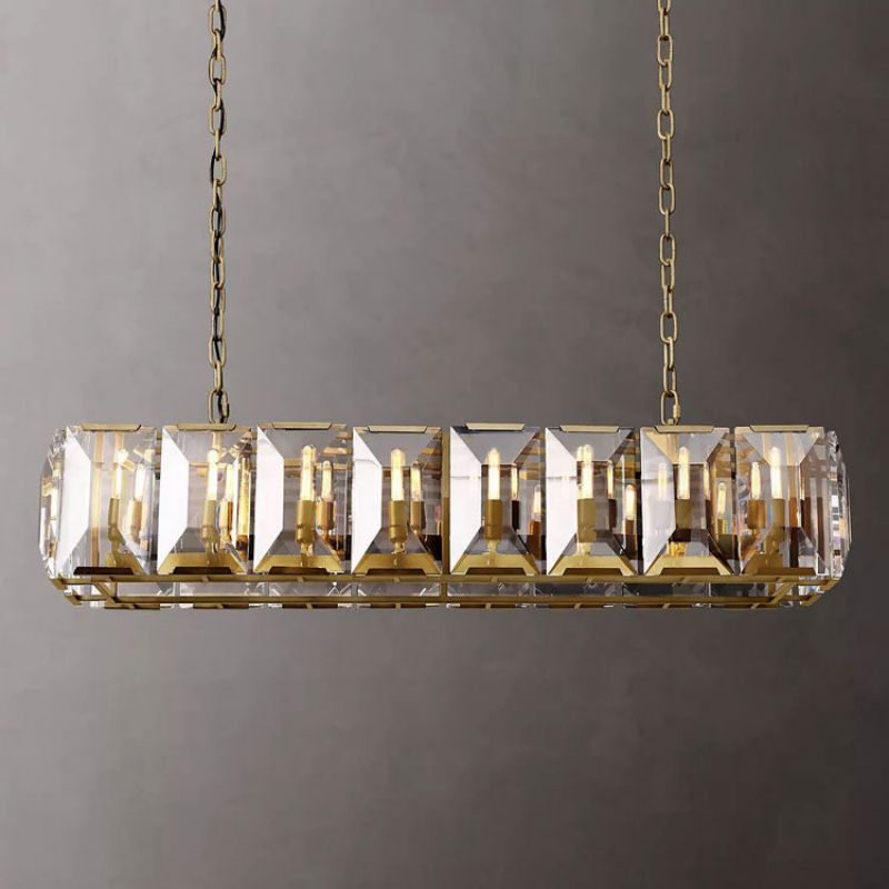 Harley Crystal Rectangular Chandelier