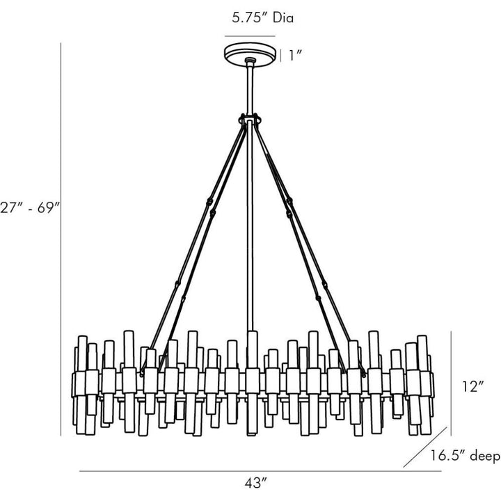 Hasper Oval Chandelier