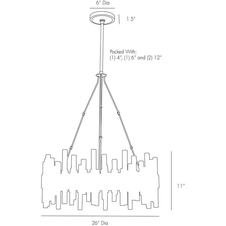 Hasper Small Round Chandelier