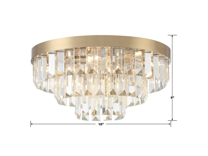 Hayer 8 Light Flush Mount