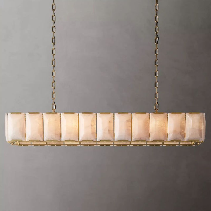 Harley Calcite Rectangle Chandelier