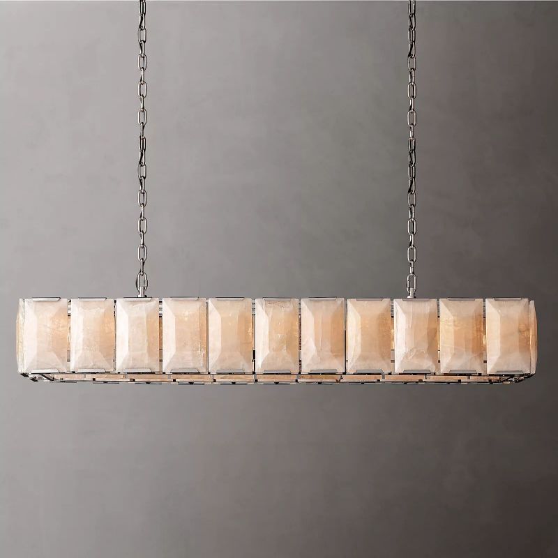 Harley Calcite Rectangle Chandelier