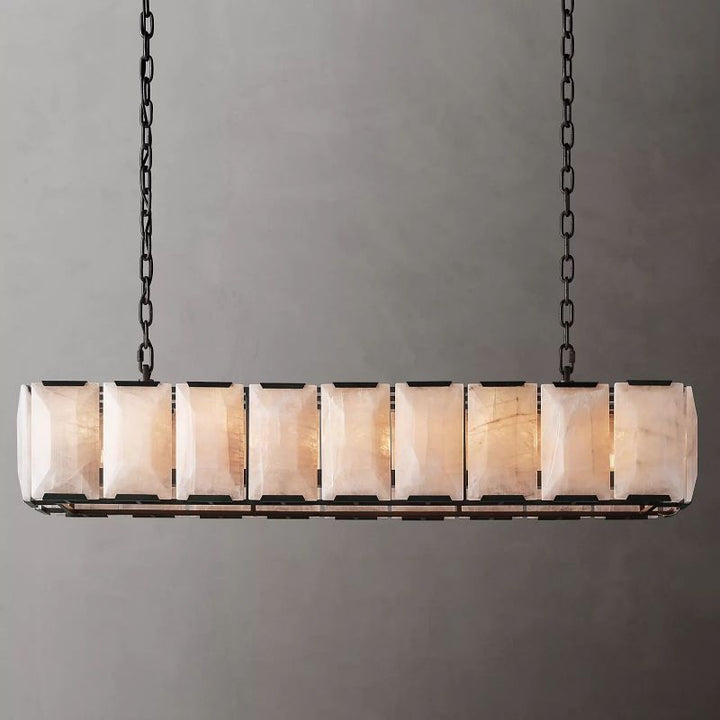 Harley Calcite Rectangle Chandelier