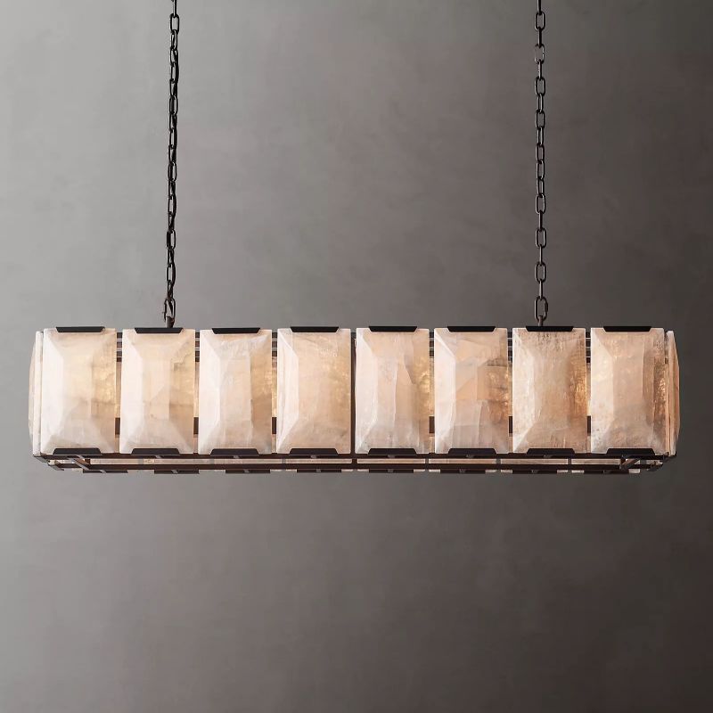 Harley Calcite Rectangle Chandelier