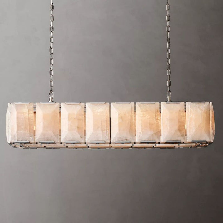 Harley Calcite Rectangle Chandelier