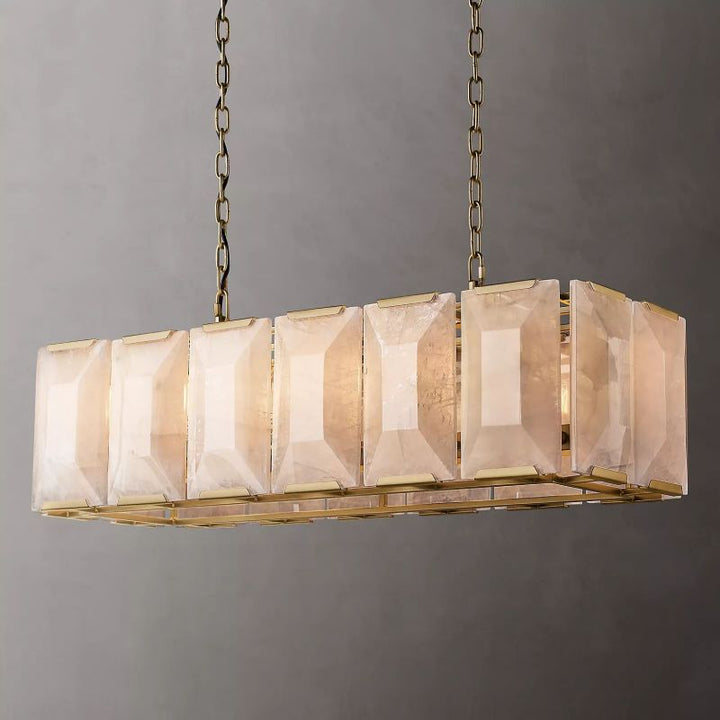 Harley Calcite Rectangle Chandelier