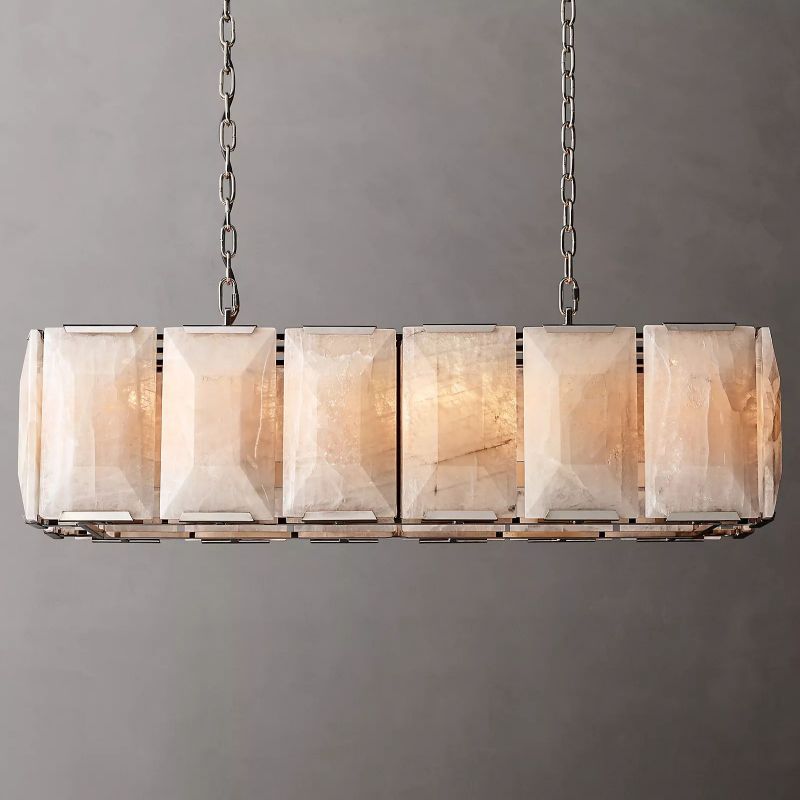 Harley Calcite Rectangle Chandelier