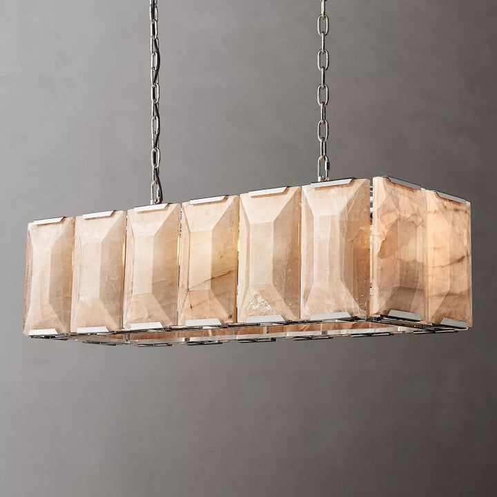 Harley Calcite Rectangle Chandelier