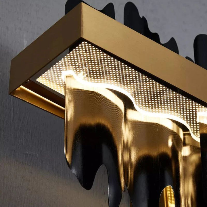 Gloria Modern Sculpture Linear Chandelier