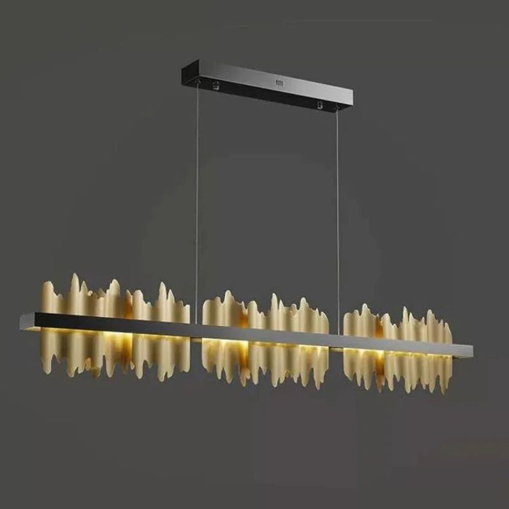 Gloria Modern Sculpture Linear Chandelier