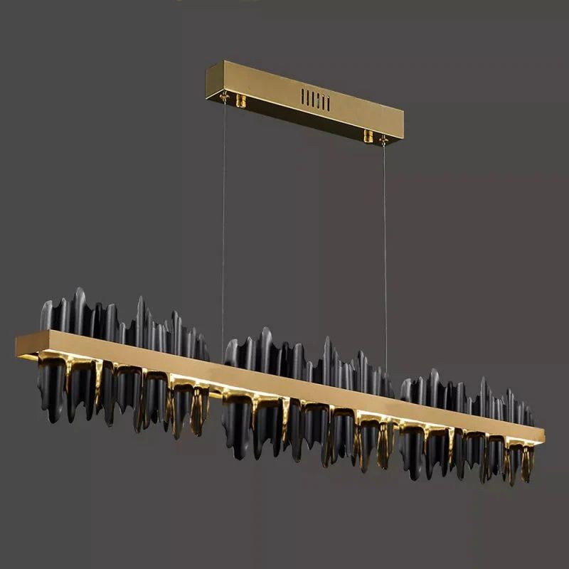 Gloria Modern Sculpture Linear Chandelier