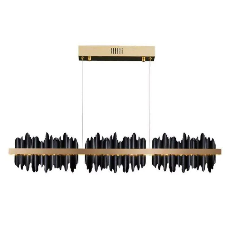 Gloria Modern Sculpture Linear Chandelier