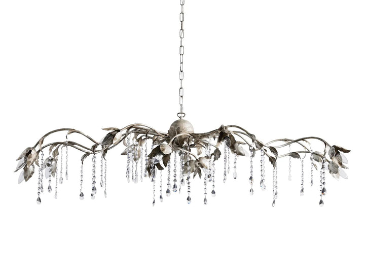 Kaile Crystal Rectangular Chandelier 61"W-71“W