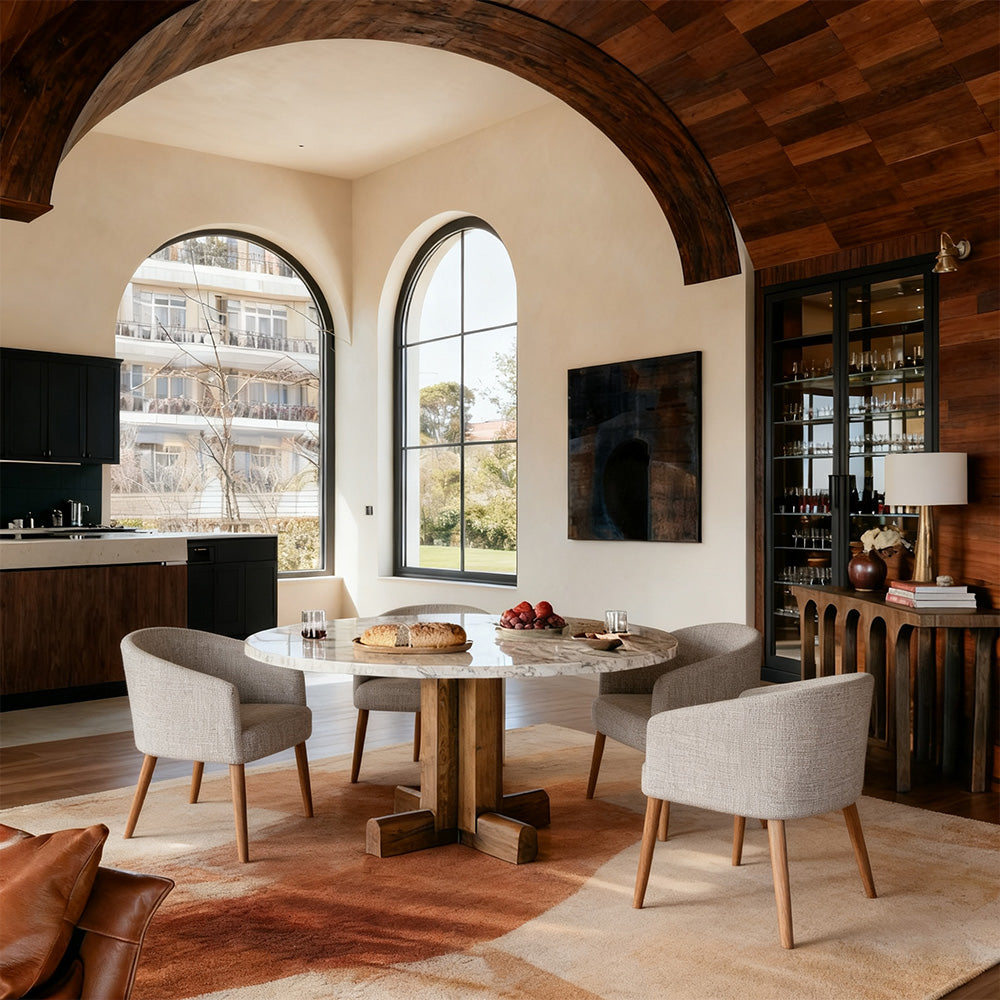 Khomar Round Dining Table