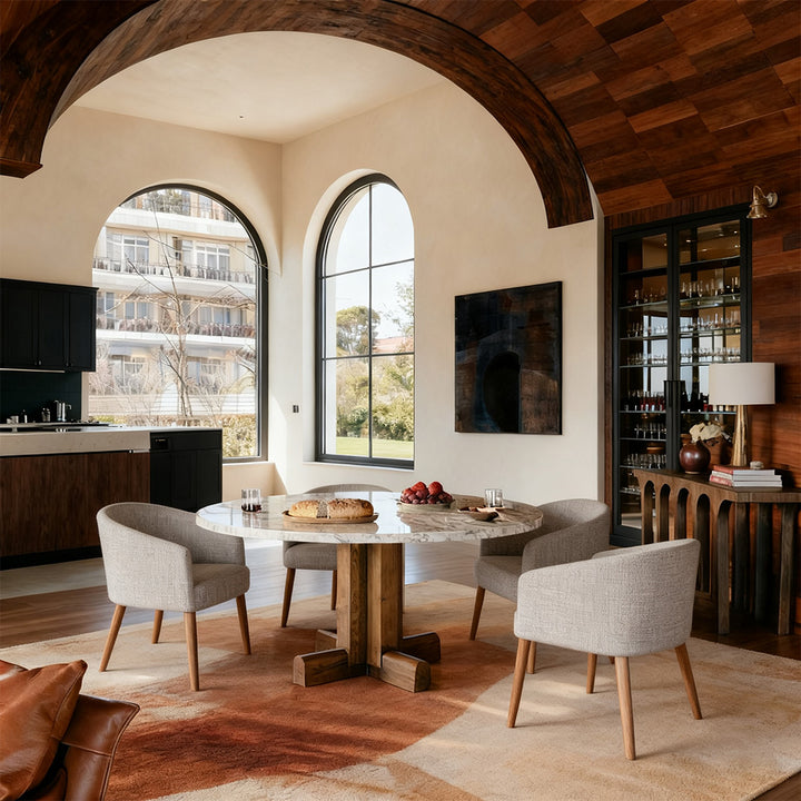 Khomar Round Dining Table