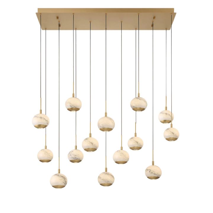 Kimma Lights Linear LED Chandelier