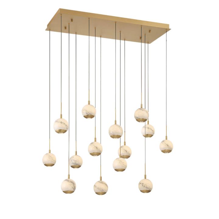 Kimma Lights Linear LED Chandelier