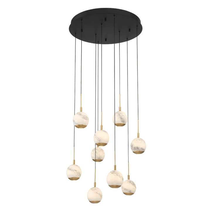 Kimma Lights Round LED Chandelier